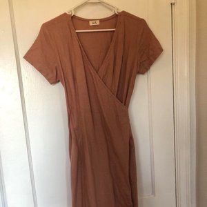 100% Linen Wrap Dress